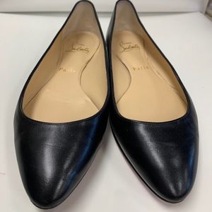 Christian Louboutin Black Flats
